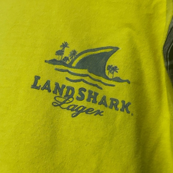 NWT Upcycled Land Shark Flannel Tee size Large-XLarge - Picture 4 of 7